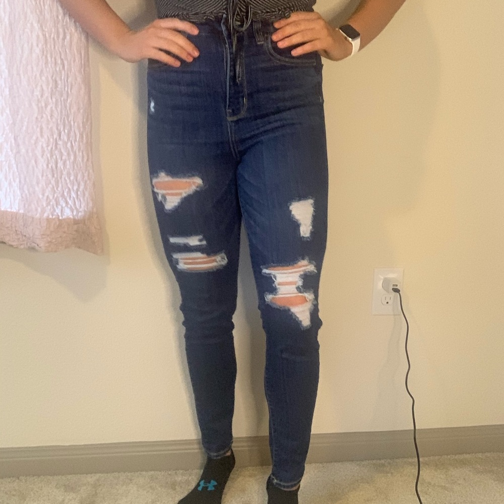 American Eagle Curvy Super High Rise Jegging Jeans